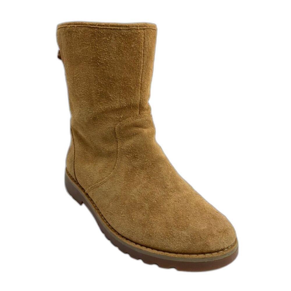 UGG Tan Suede Lace Back Short Boot 5